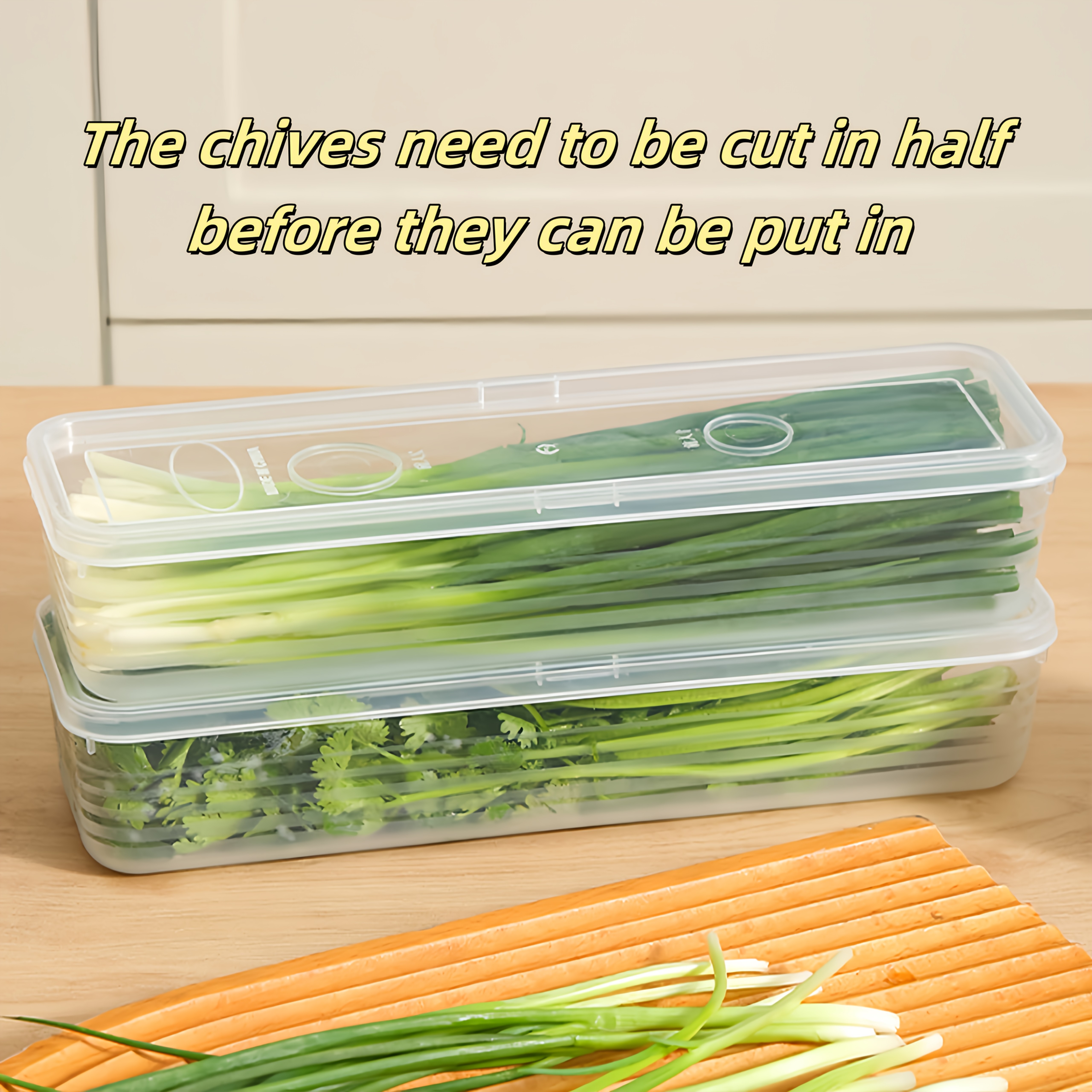 Food Storage Equipment - 2/4/6pcs Food Vegetable Storage Containers -