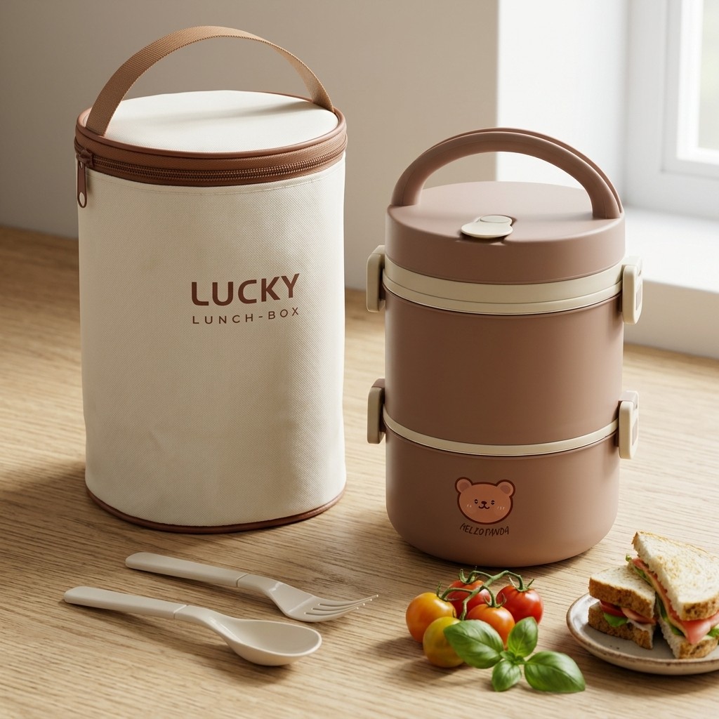 Food Storage Jar Set - Microwavable 304 Stainless Steel Lunch Box