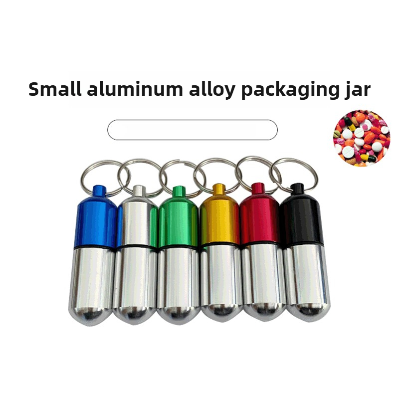 Food Storage Aluminum Containers - 1PC Waterproof Outdoor Medicine Pill Container