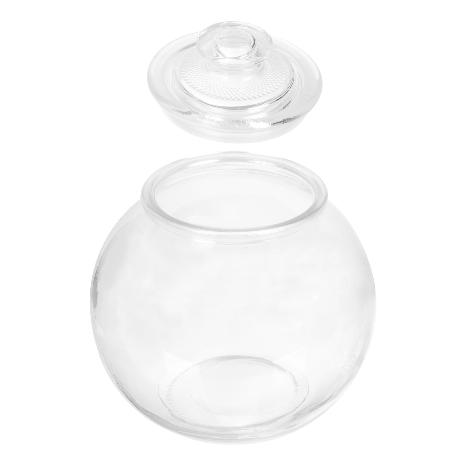 Food Storage Glass Containers Large - 1Pcs Glass Food Jar Sturdy Transparent