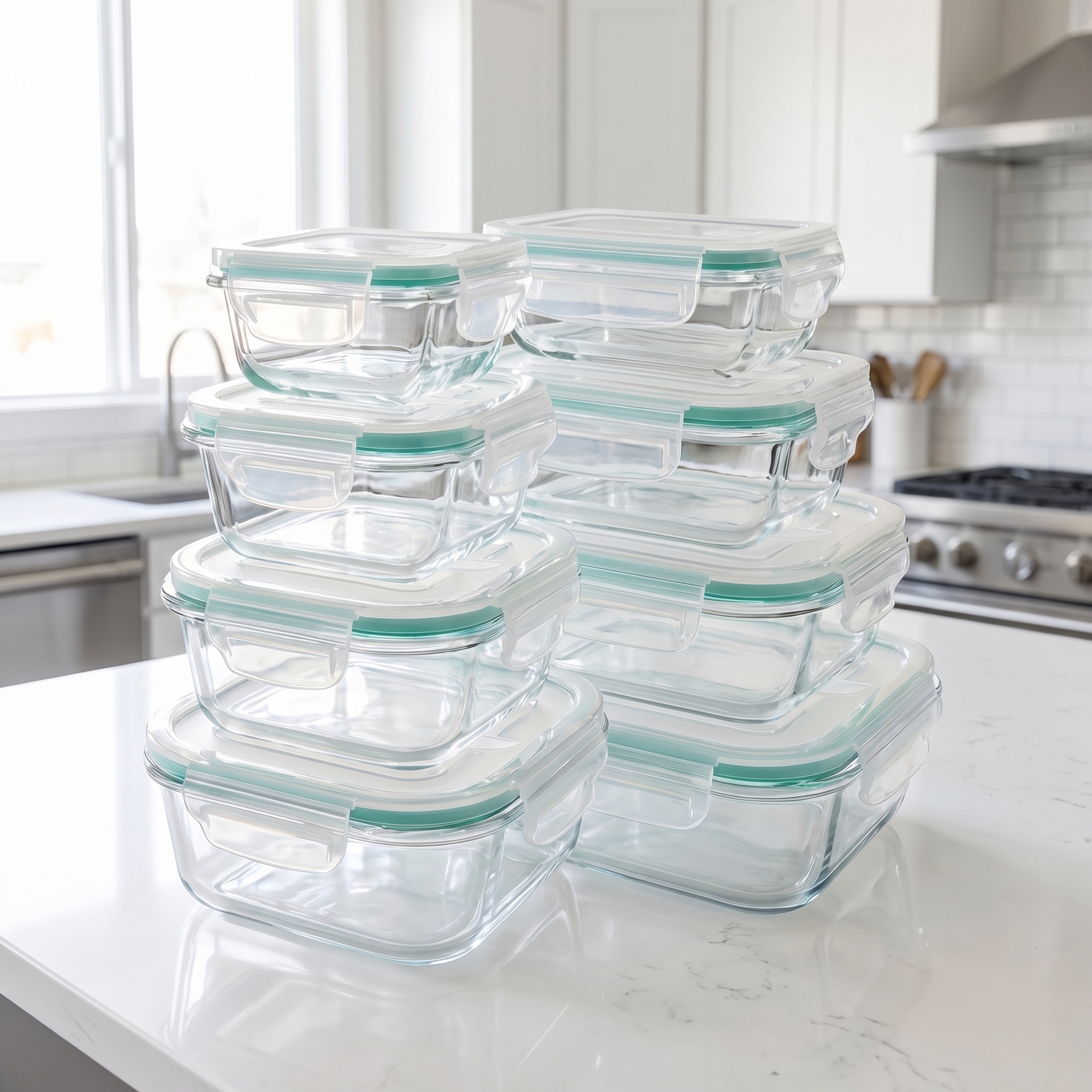 Food Storage Equipment - A set of 8 food storage