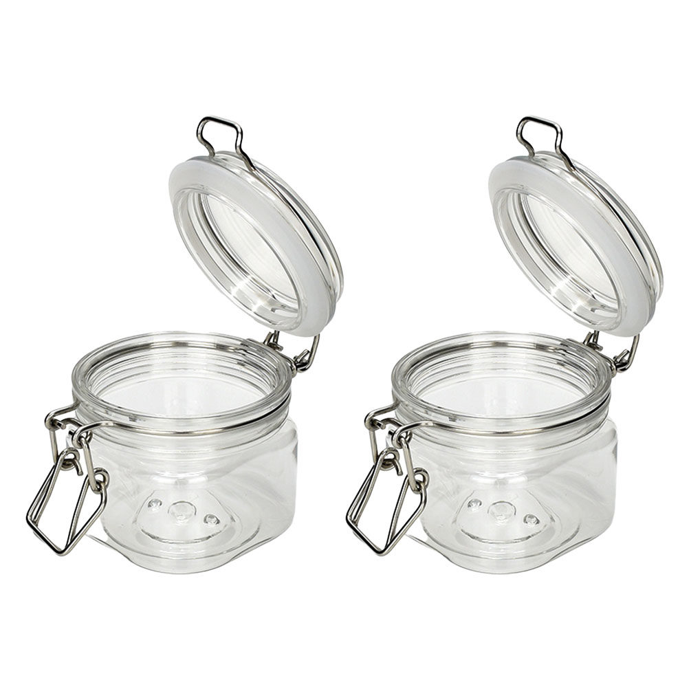 Food Storage Equipment - 2Pcs Sealed Storage Jars Transparent Honey
