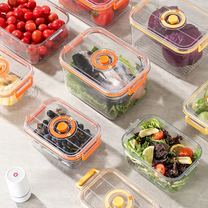 Food Storage Equipment - Vacuum Fresh-keeping Box Refrigerator Sealed Canister