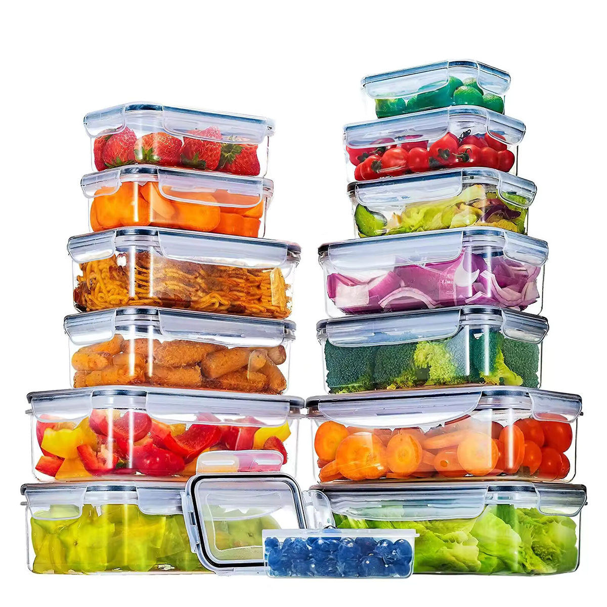 Food Storage Freezer - 34PCS-Assorted Size Airtight Food Storage Containers