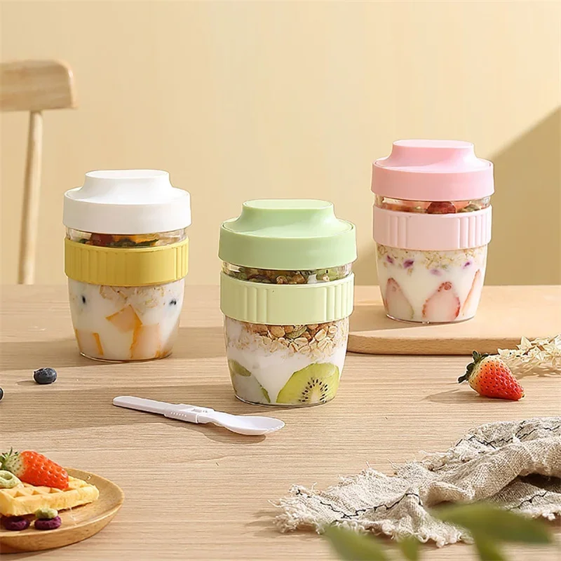 Food Storage Yogurt - 480/570ml Breakfast Cup Portable Oatmeal Cereal