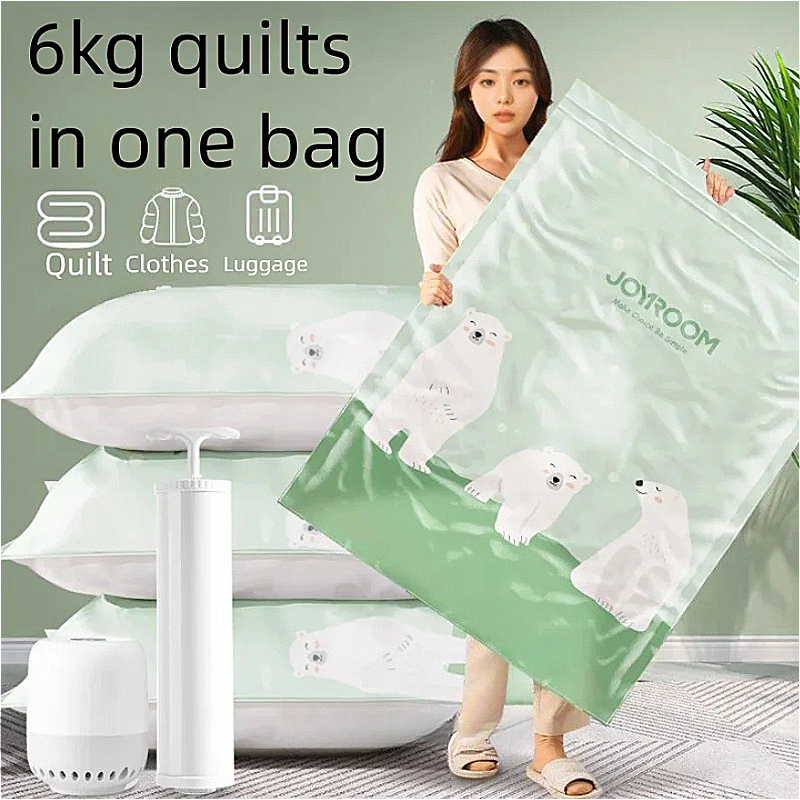 Vacuum Sealer Bag - 3Pcs Vacuum Compression Bags Storage Household