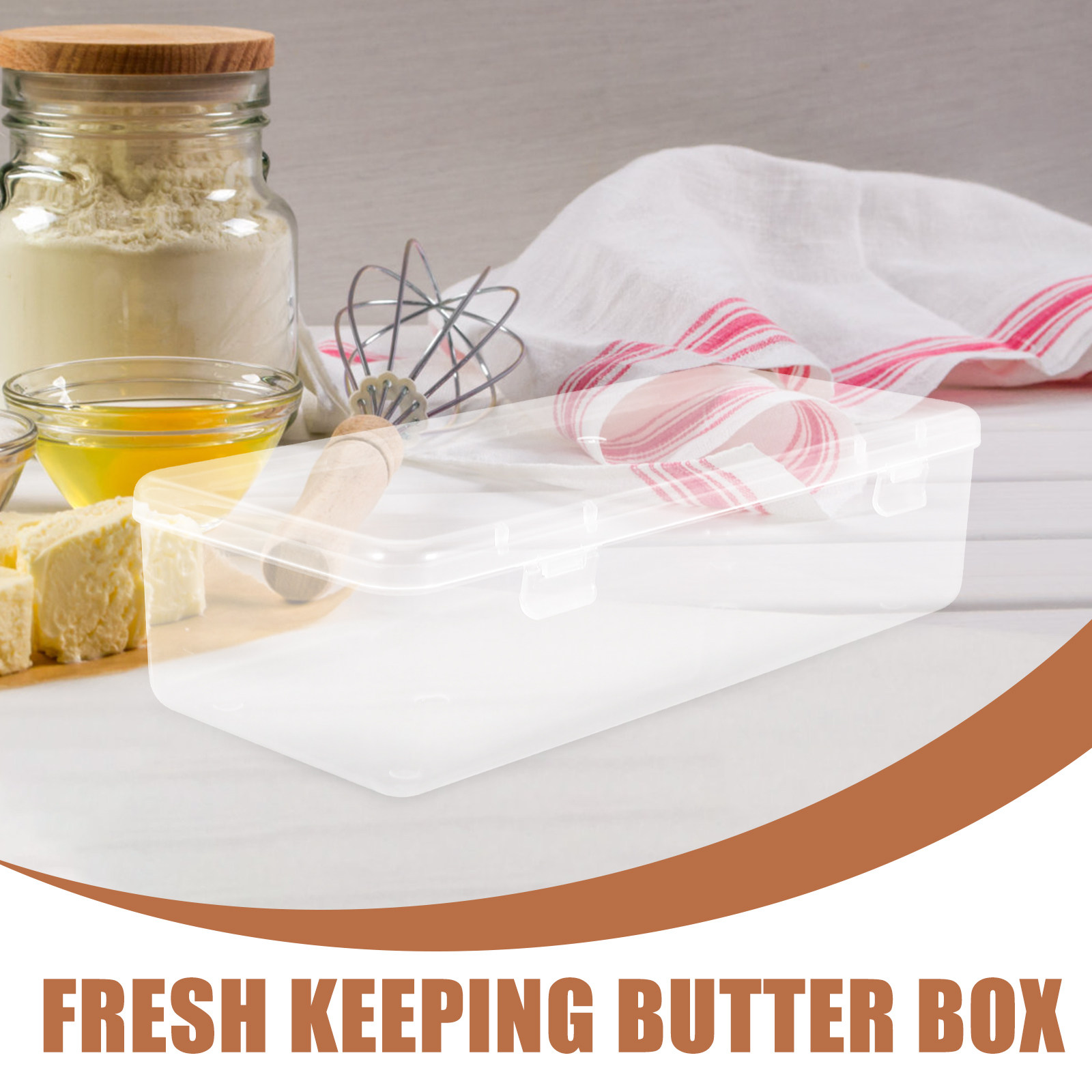 Sliced Box Butter Storage Cont - Food Storage For Long Term avaliação e preço