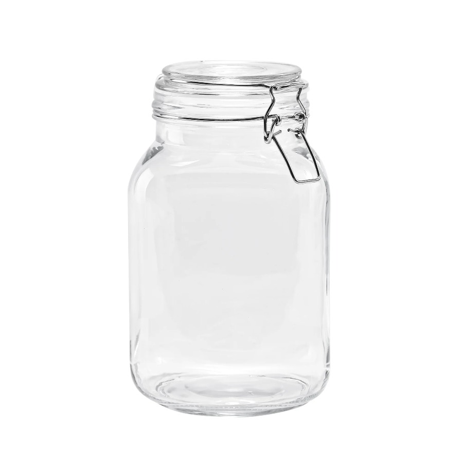 67 oz Glass Airtight Food Stor - Food Storage Jar Glass avaliação e preço