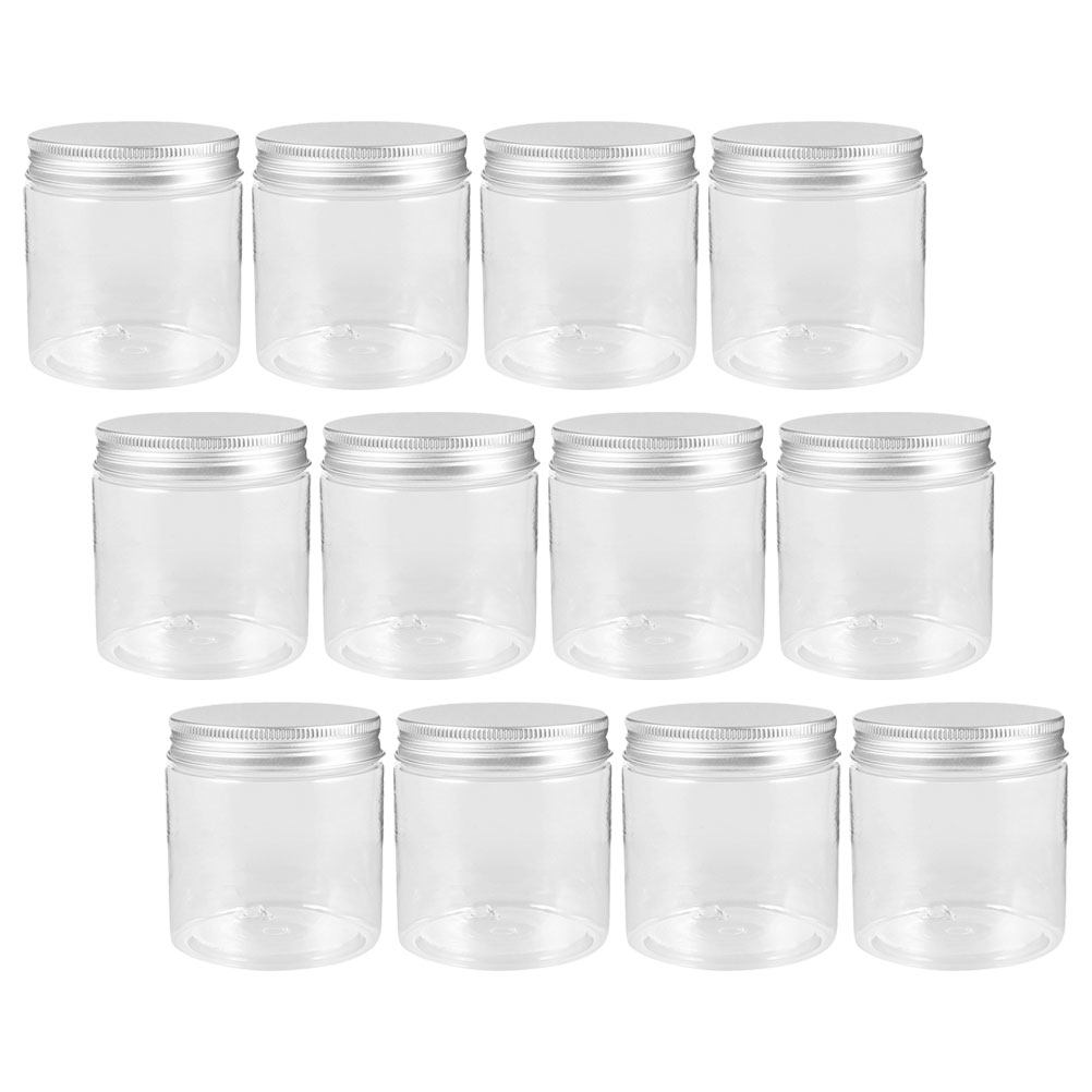12Pcs Clear Small Mason Jars w - Food Storage Aluminum Containers avaliação e preço
