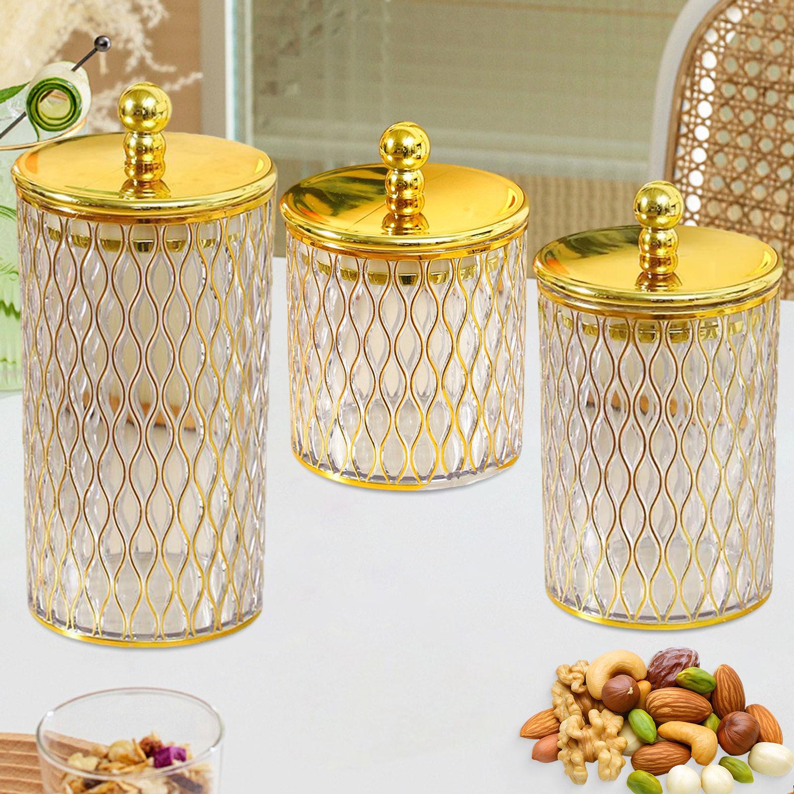 3x Food Storage Jar with Lid , - Food Storage Practices avaliação e preço