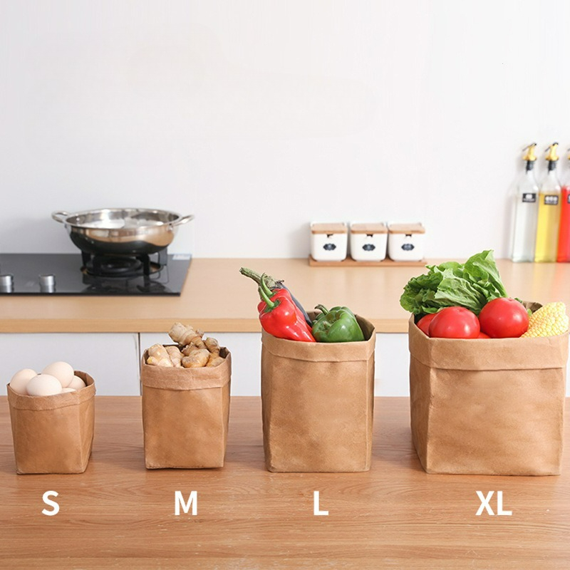 Kraft Paper Bag Washable Paper - Food Storage Of Plants avaliação e preço