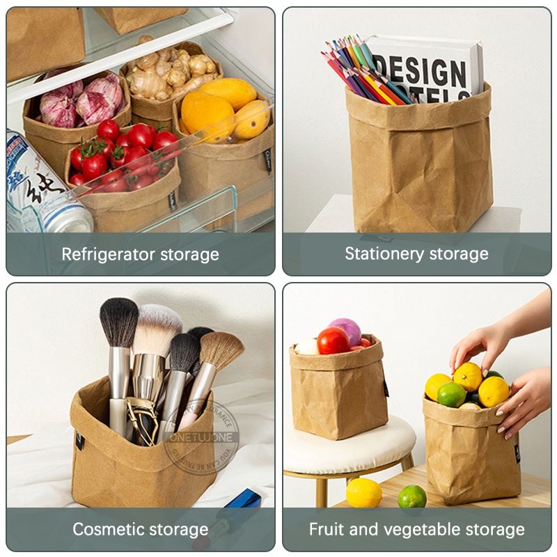 Kraft Paper Bag Washable Paper - Food Storage Of Plants avaliação e preço