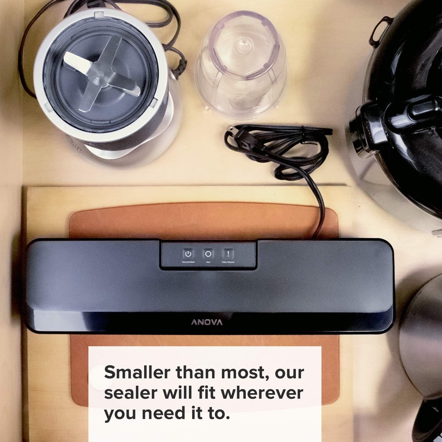 Slim Compact Vacuum Sealer Mac - Food Storage For Long Term avaliação e preço