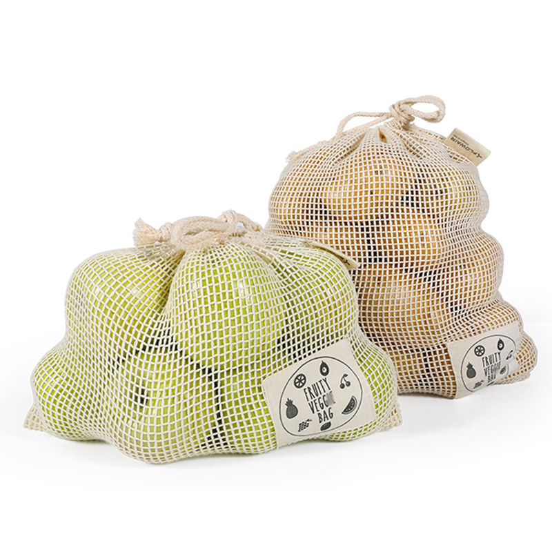 6/10 Packs Organic Cotton Reus - Produce Bag Reusable Mesh avaliação e preço