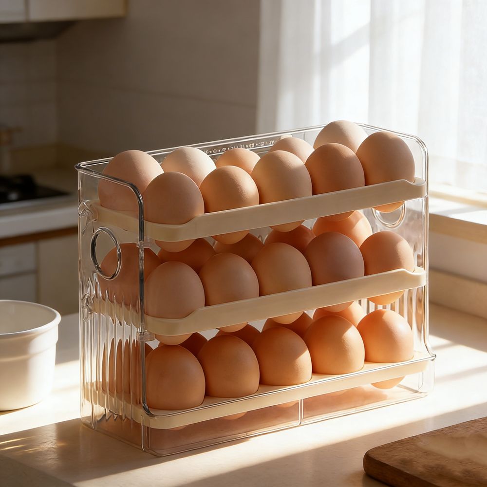 Practical Plastic Egg Storage  - Food Storage Practices avaliação e preço
