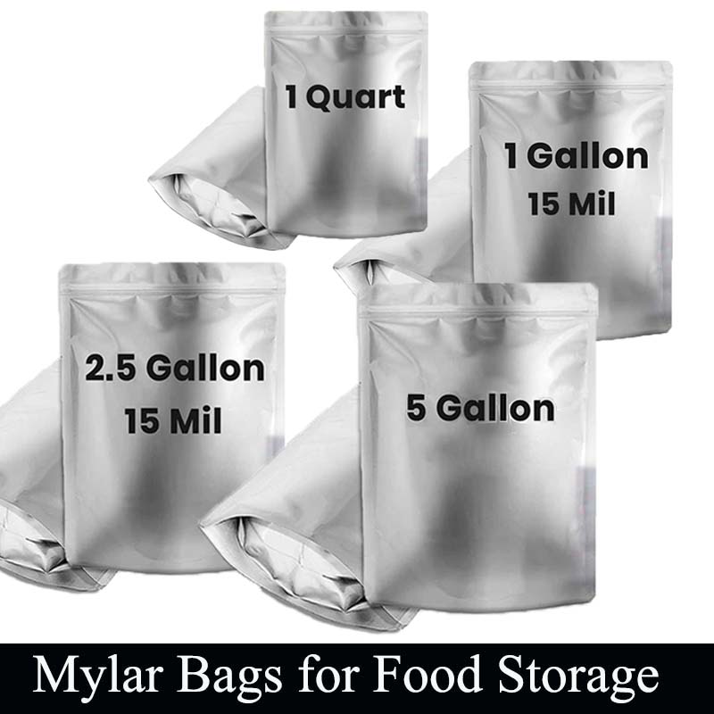 0.25/1/2.5/5 Gallon Mylar Bags - Food Storage For Long Term avaliação e preço
