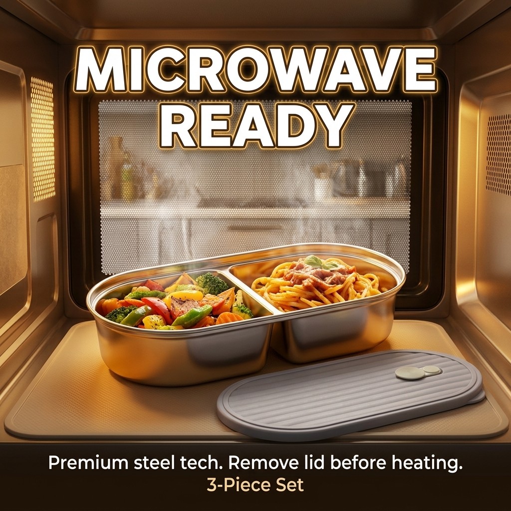 Microwavable 304 Stainless Ste - Food Storage Jar Set avaliação e preço