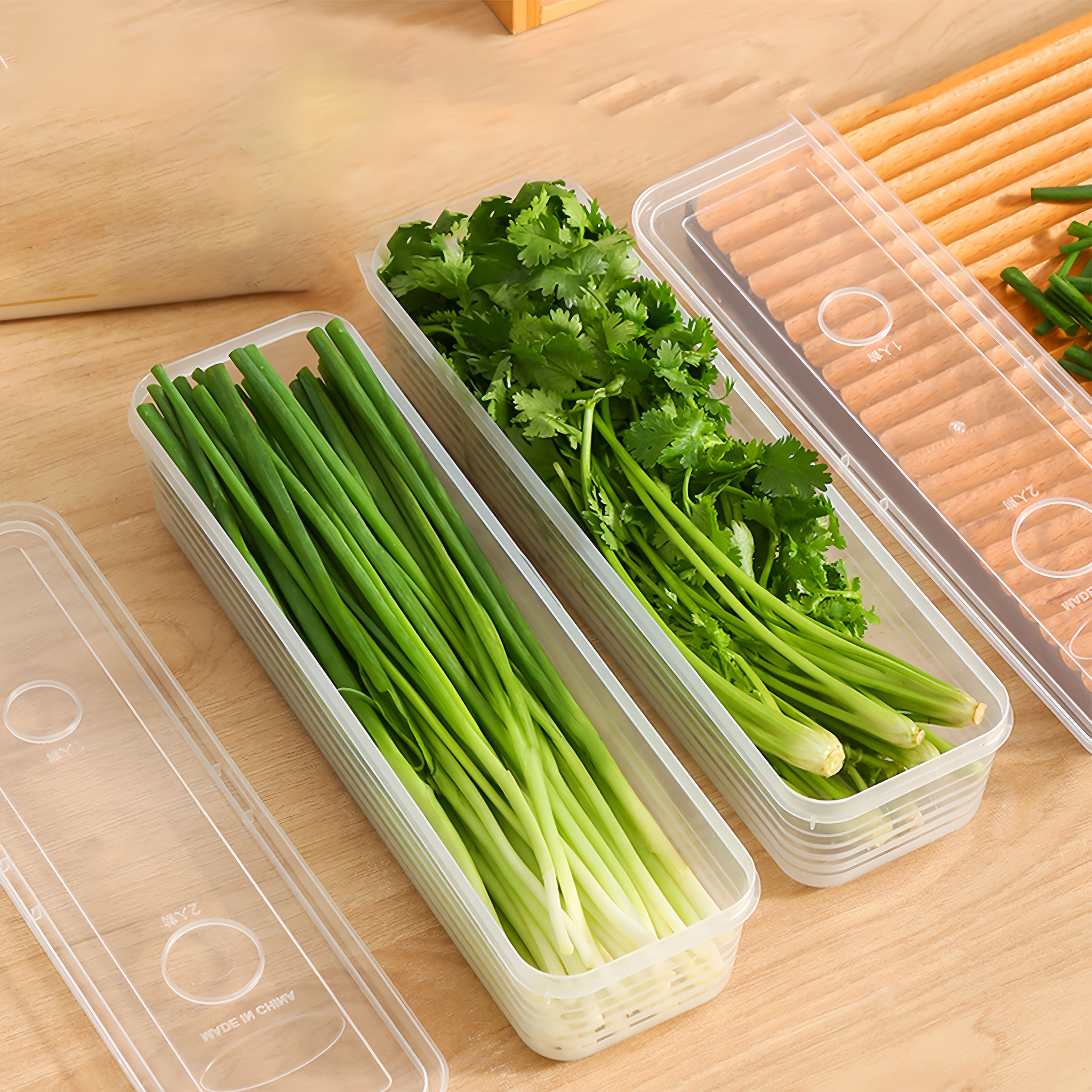 2/4/6pcs Food Vegetable Storag - Food Storage Equipment avaliação e preço