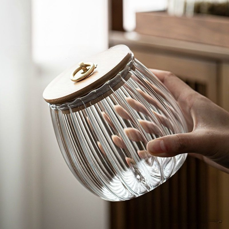 Floral Glass Sealed Jar Creati - Food Storage Glass Containers Large avaliação e preço