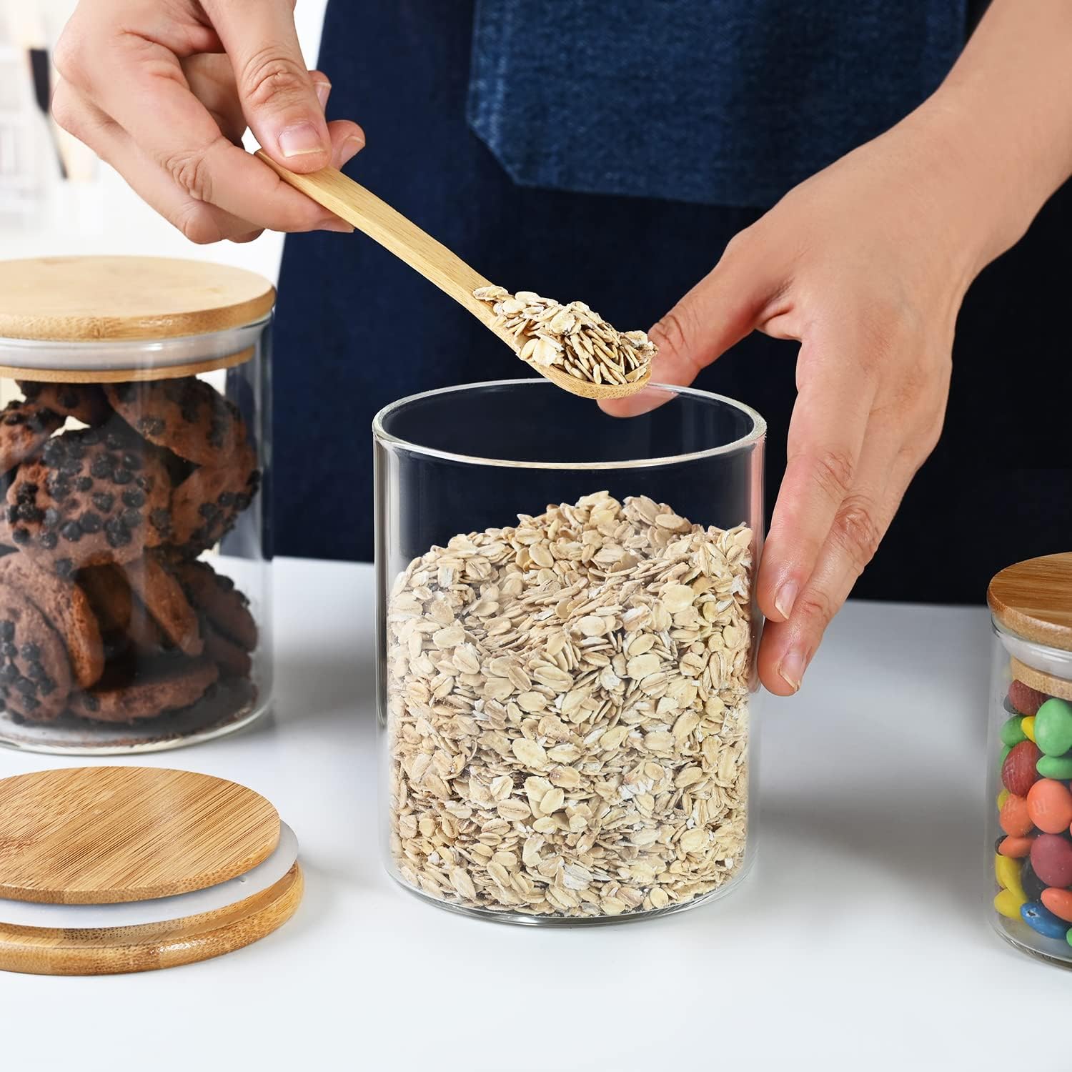 umieo Glass Food Storage Conta - Food Storage Glass Containers Large avaliação e preço