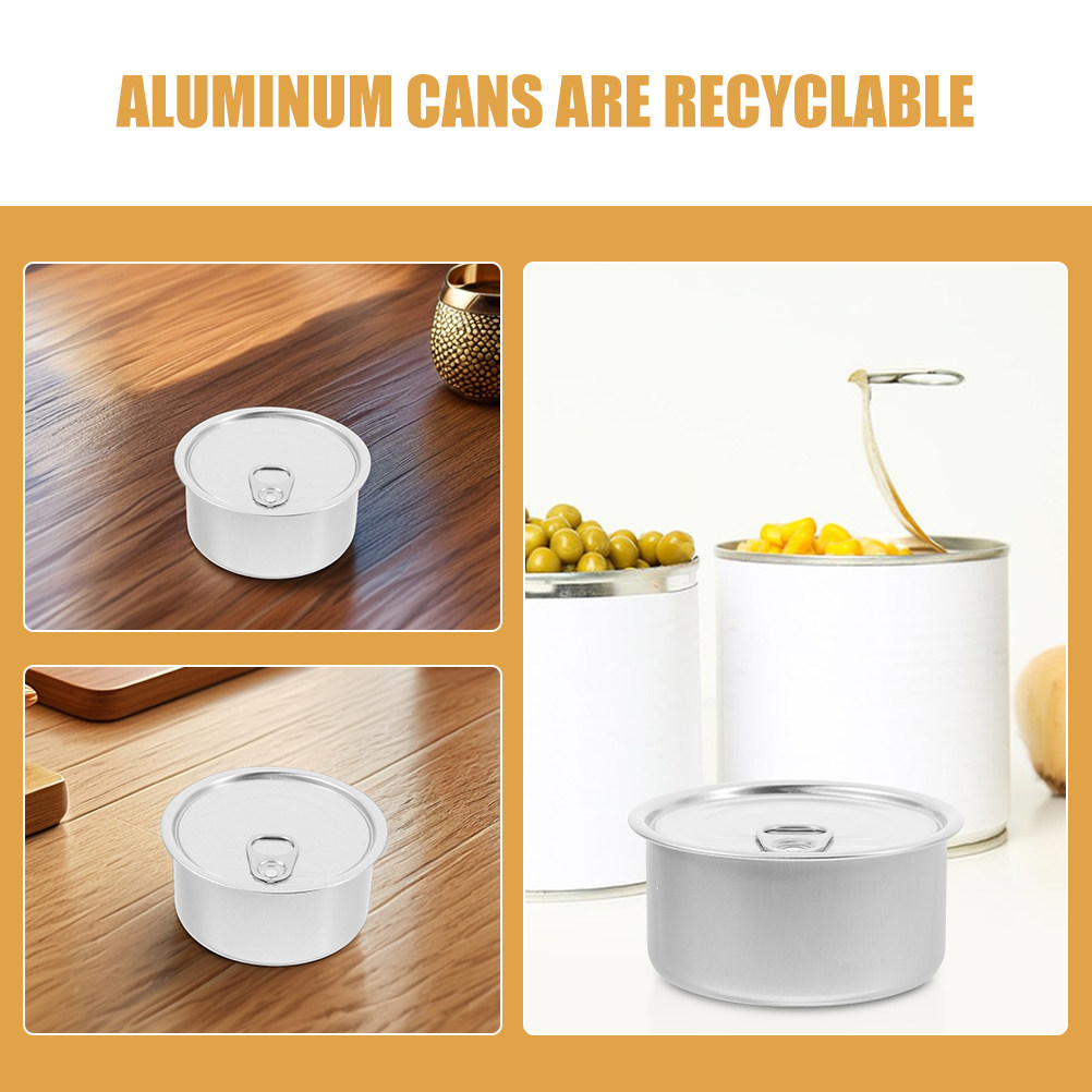 5Pcs Self Seal Aluminum Easy T - Food Storage Aluminum Containers avaliação e preço