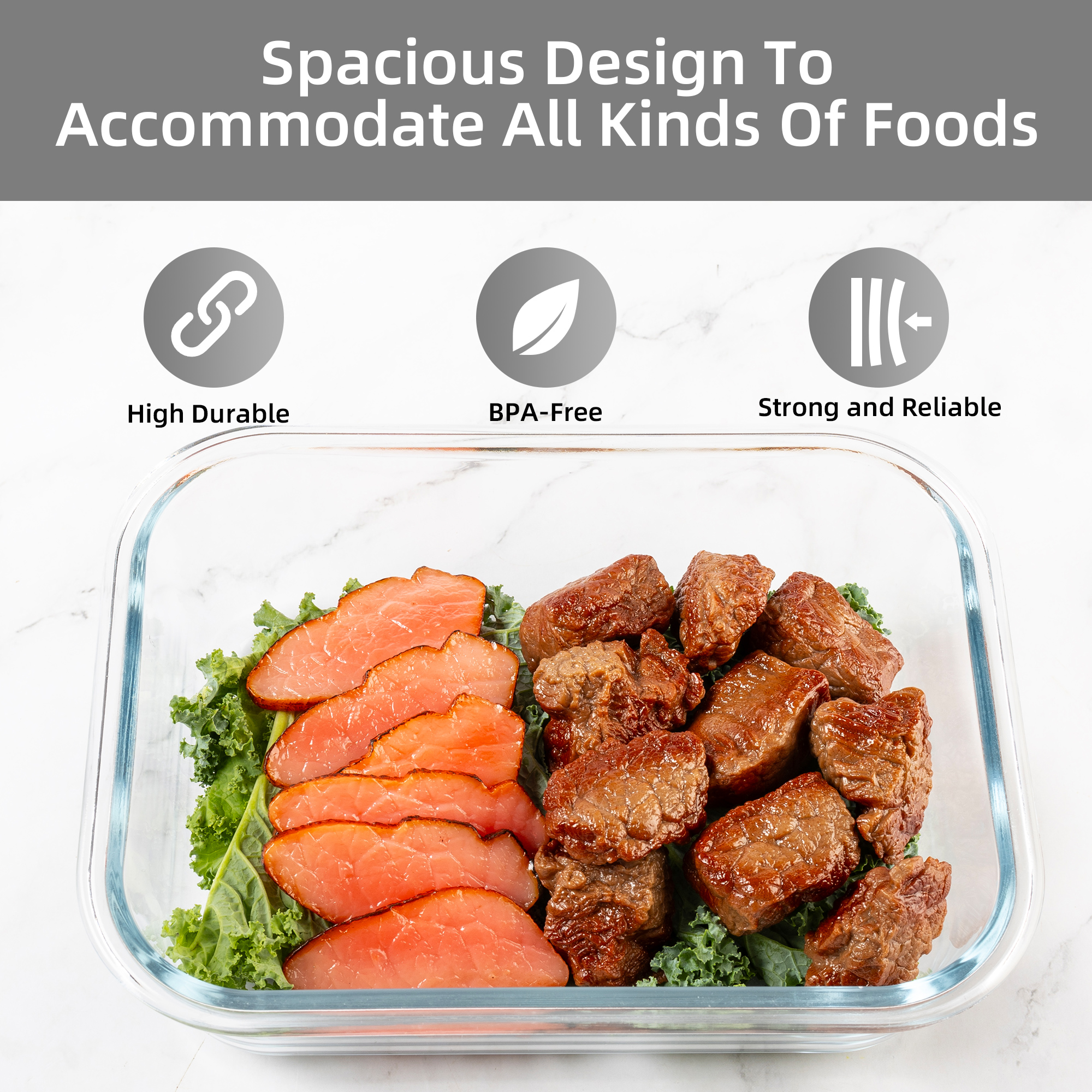 16-Piece Glass Food Storage Co - Food Storage Jar Set avaliação e preço