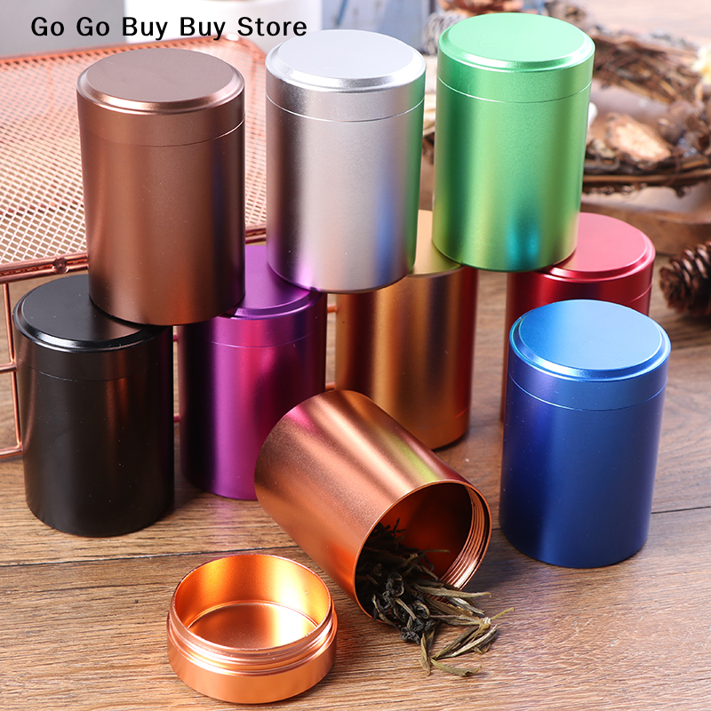 【ST】80ML Mini Metal Solid Colo - Food Storage Aluminum Containers avaliação e preço