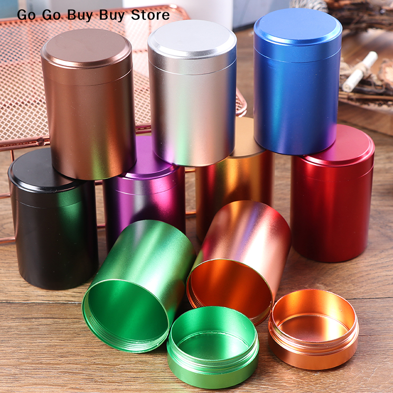 【ST】80ML Mini Metal Solid Colo - Food Storage Aluminum Containers avaliação e preço