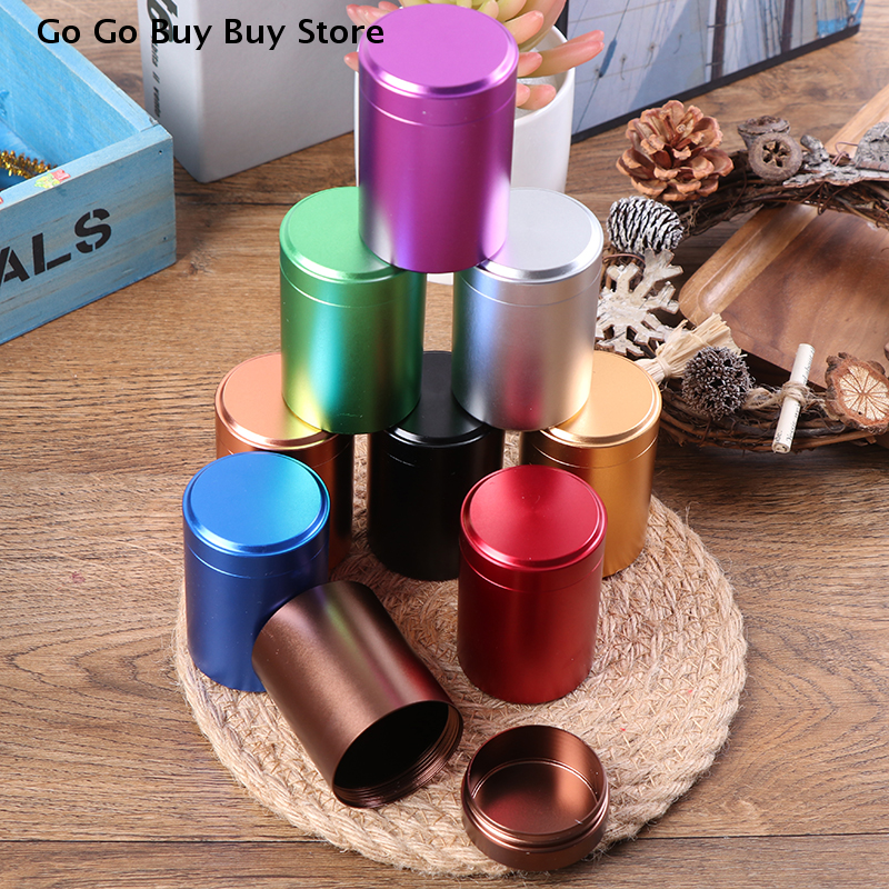 【ST】80ML Mini Metal Solid Colo - Food Storage Aluminum Containers avaliação e preço
