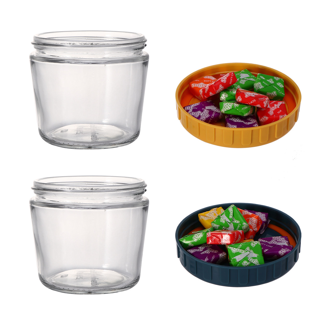 1Set Sealed Glass Food Storage - Food Storage Jar Glass avaliação e preço