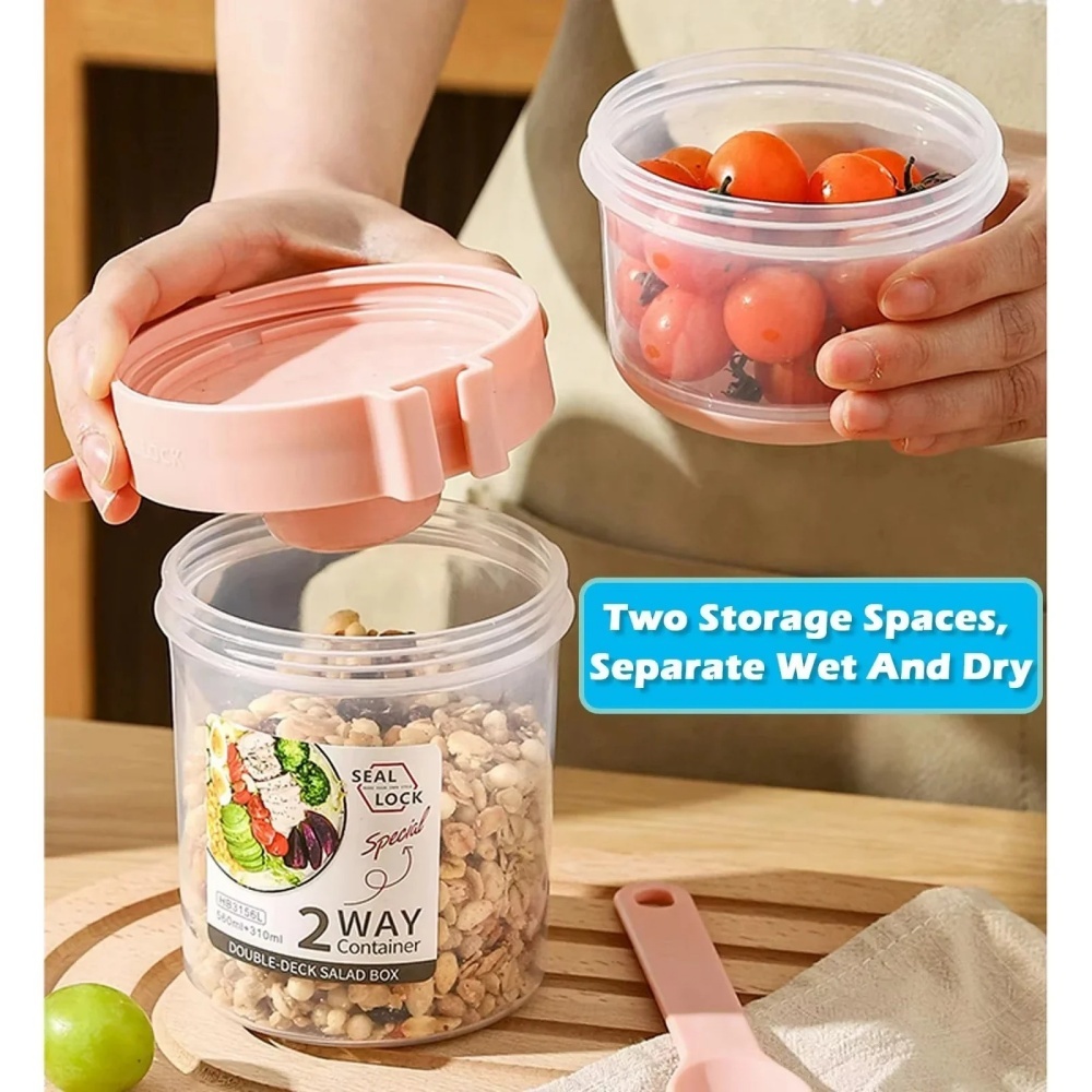 Portable Salad Cup Breakfast C - Food Storage Yogurt avaliação e preço