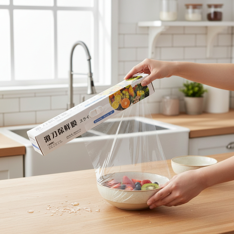 1-5PCS Large Roll Cling Film F - Food Storage Practices avaliação e preço