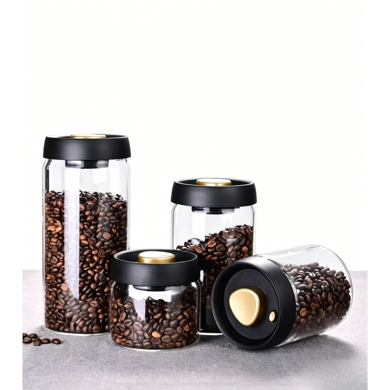 Vacuum Sealed Glass Coffee Bea - Food Storage For Long Term avaliação e preço