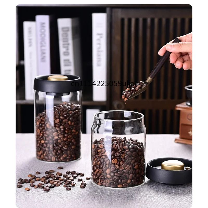 Vacuum Sealed Glass Coffee Bea - Food Storage For Long Term avaliação e preço