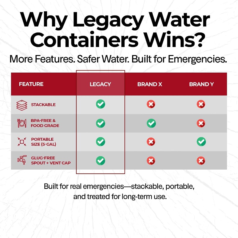 Legacy Food Storage Emergency  - Food Storage For Long Term avaliação e preço