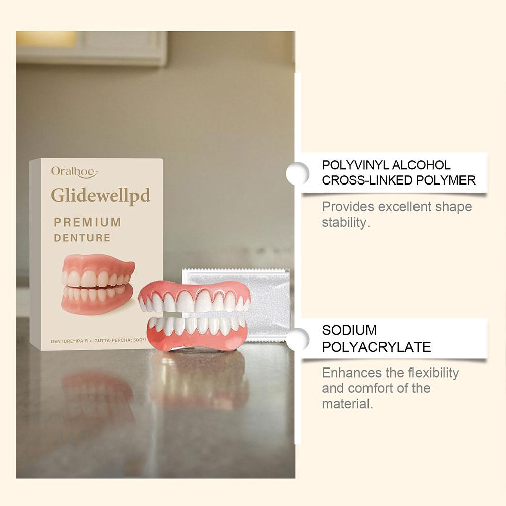 Reusable Denture Set for Aesth - Food Storage For Long Term avaliação e preço