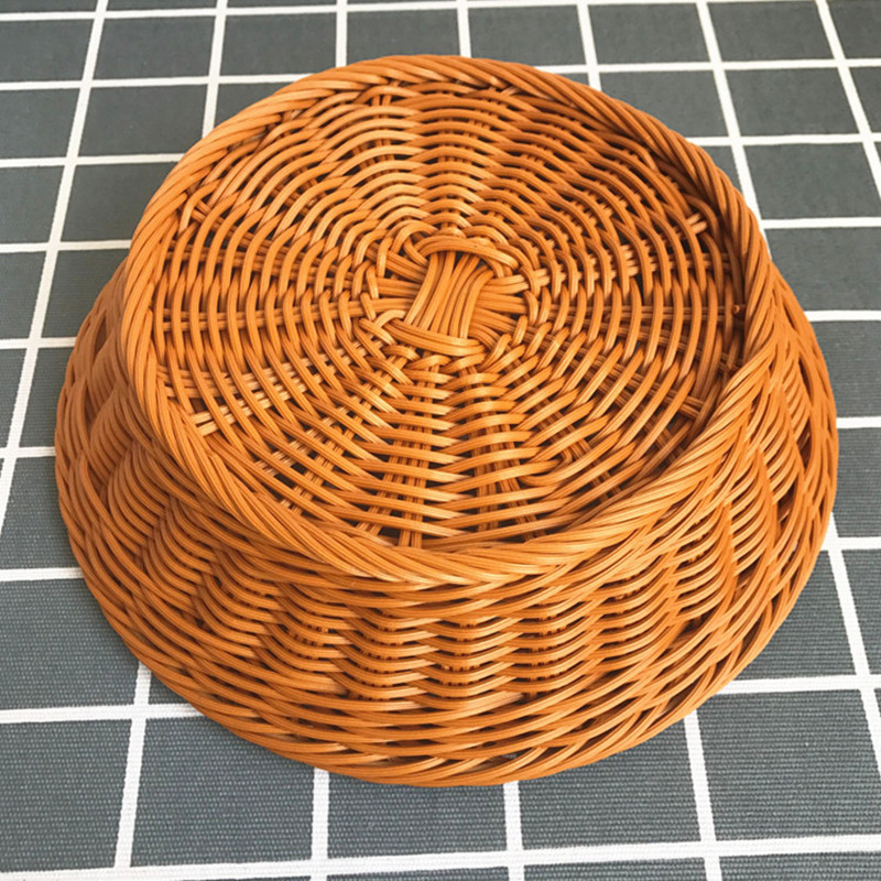 Rattan Wicker Woven Serving Ba - Food Storage Of Plants avaliação e preço