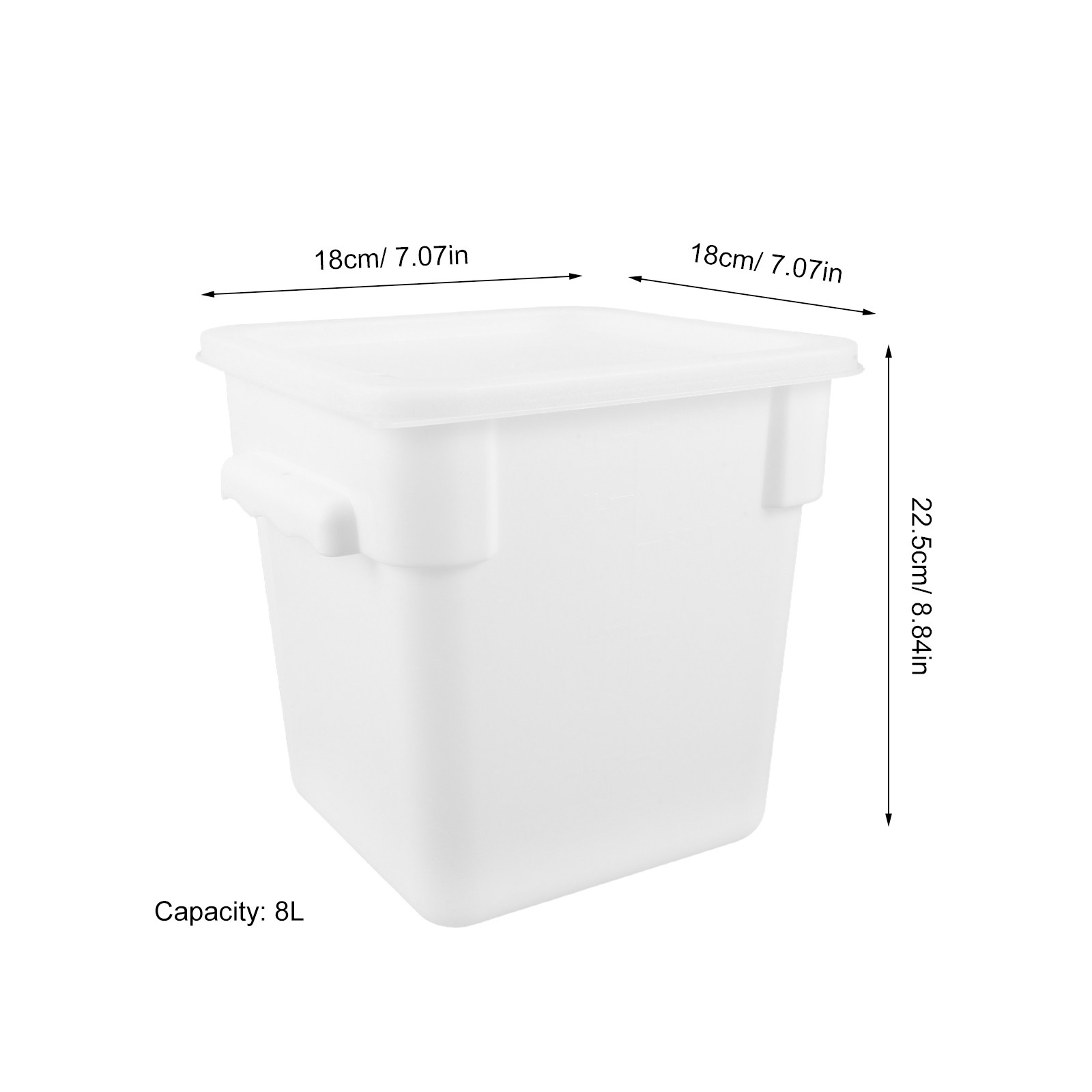 8L Square Food Storage Contain - Food Storage Containers avaliação e preço