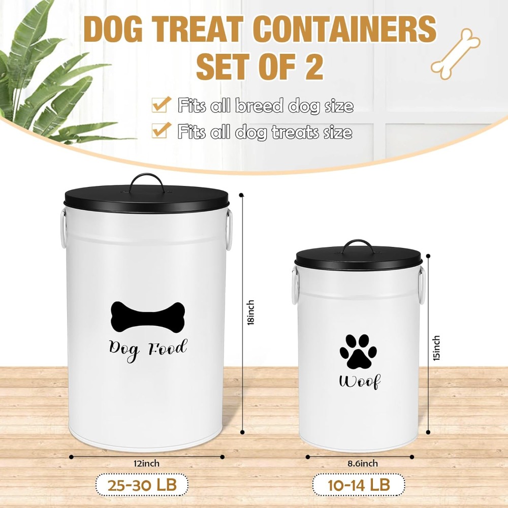 Extra Large 30+14 lbs Metal Do - Food Storage Jar Set avaliação e preço