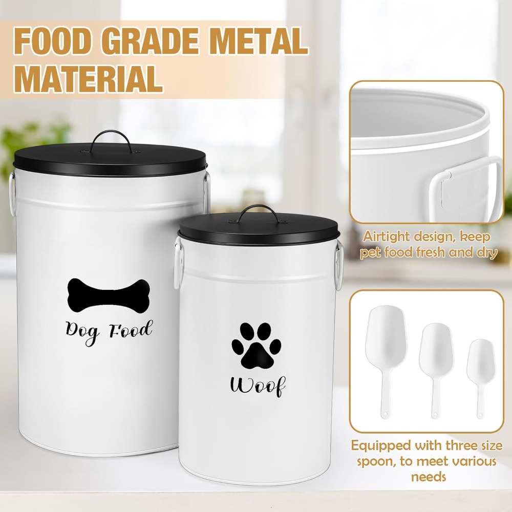 Extra Large 30+14 lbs Metal Do - Food Storage Jar Set avaliação e preço