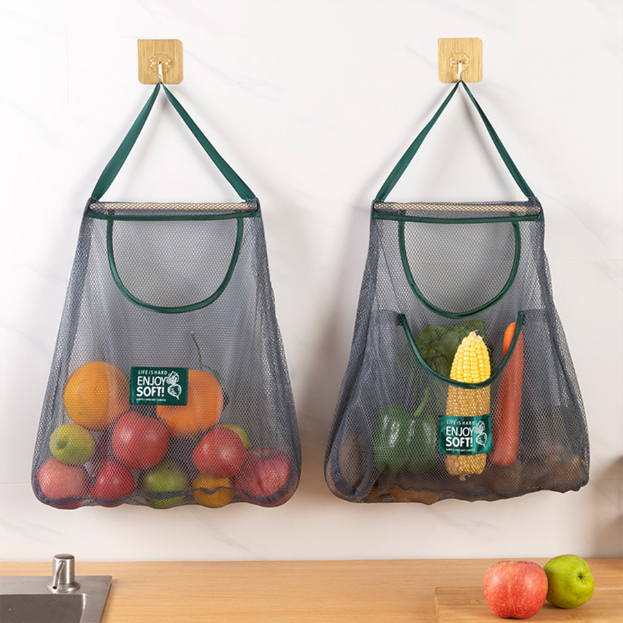 Hanging Mesh Produce Bag 5 Sty - Produce Bag Reusable Mesh avaliação e preço