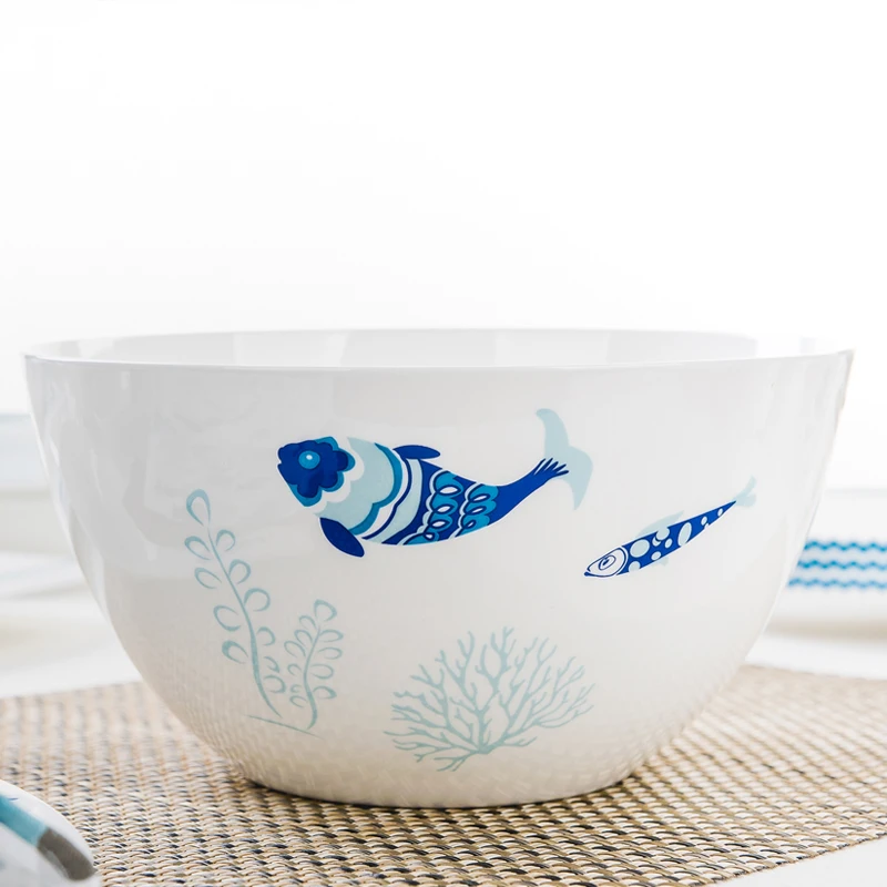 8 Inch, Bone China Big Bowl fo - Food Storage Of Plants avaliação e preço