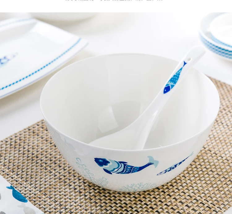 8 Inch, Bone China Big Bowl fo - Food Storage Of Plants avaliação e preço