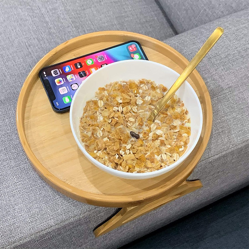 Sofa Tray Table Sofa Armrest C - Food Storage Practices avaliação e preço