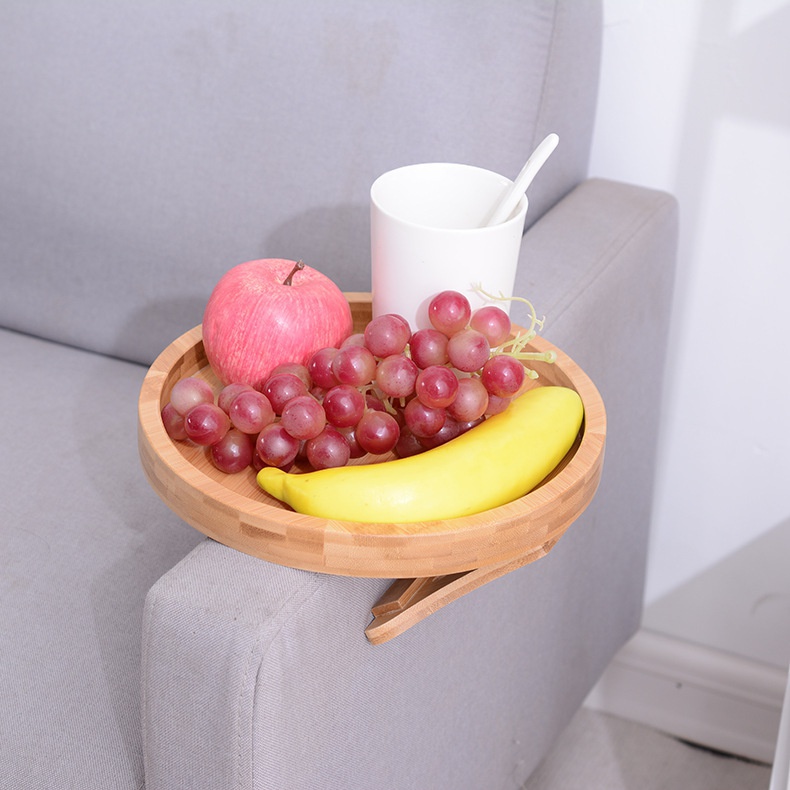 Sofa Tray Table Sofa Armrest C - Food Storage Practices avaliação e preço