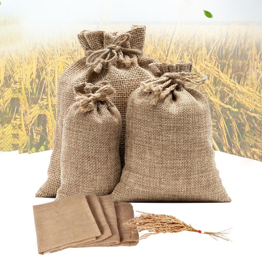 Burlap Potato Sacks Jute Potat - Food Storage In Roots avaliação e preço
