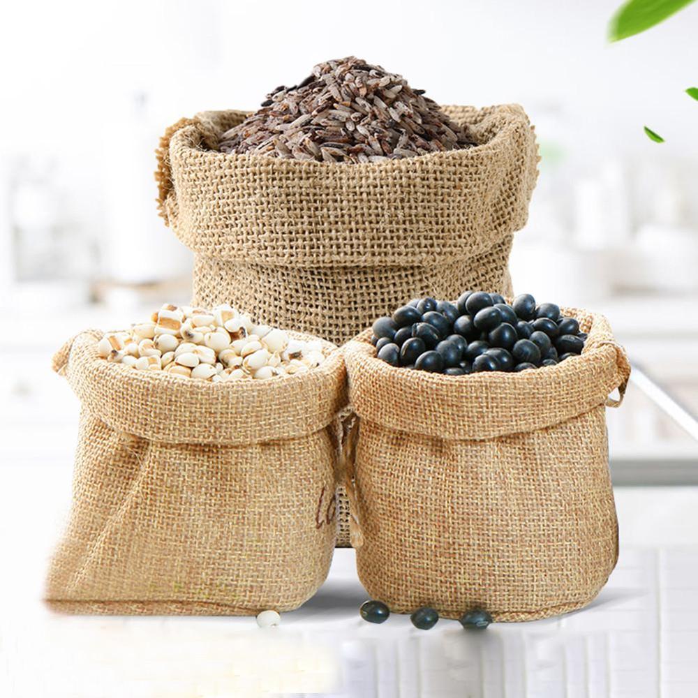 Burlap Potato Sacks Jute Potat - Food Storage In Roots avaliação e preço