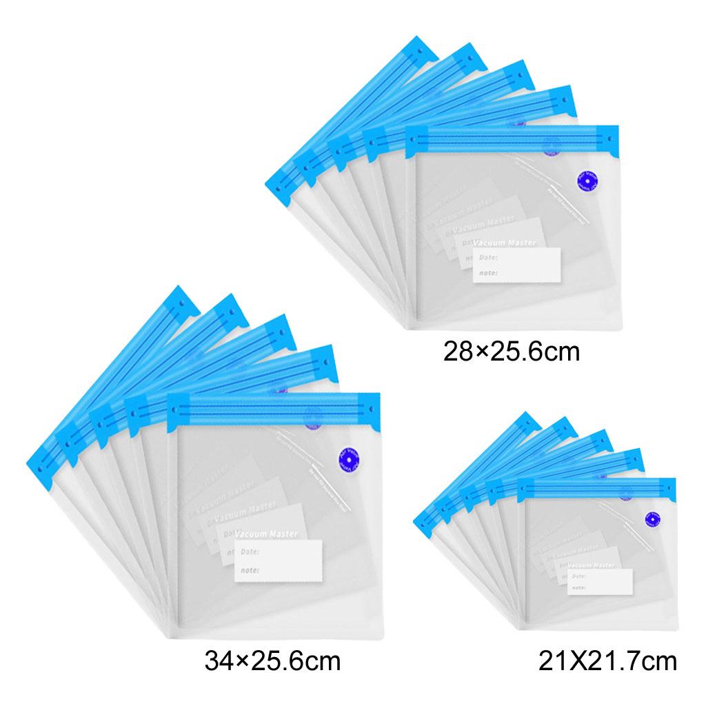 5Pieces Reusable Vacuum Food S - Vacuum Sealer Bag avaliação e preço