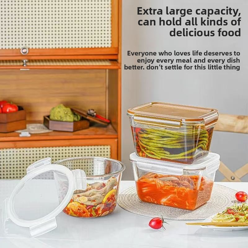 Large Capacity Glass Food Stor - Food Storage Glass Containers Large avaliação e preço