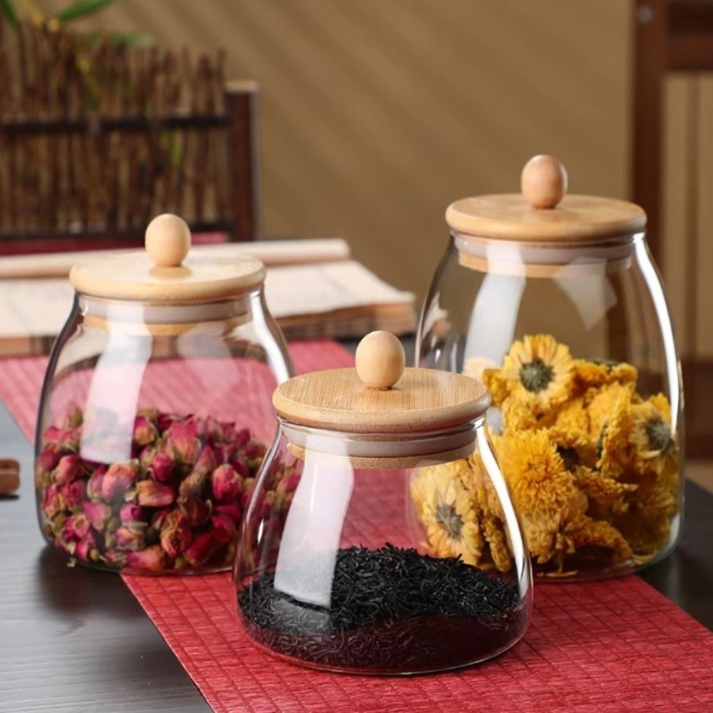 Transparent Airtight Glass Con - Food Storage Glass Containers Large avaliação e preço